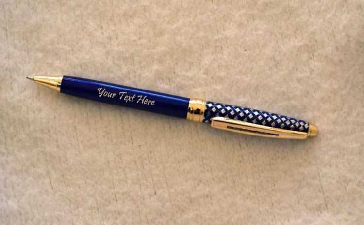 Royal Blue Ball Pen – Customized Gifts Online