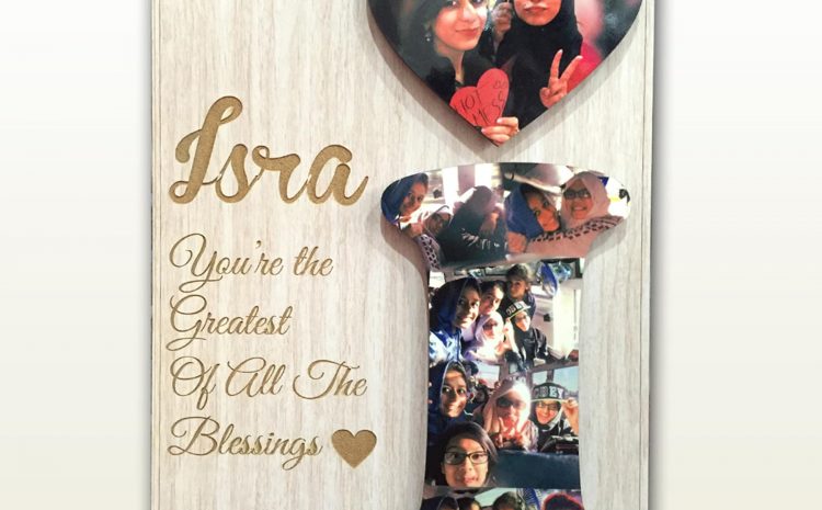 Wooden Alphabet Photo Frame – Photo Frame Online