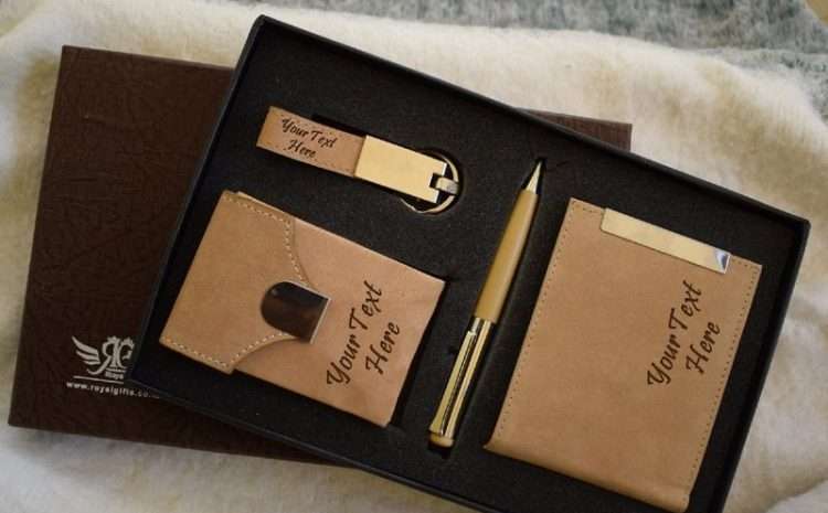 Leather Gift Set – Customized Gifts Online