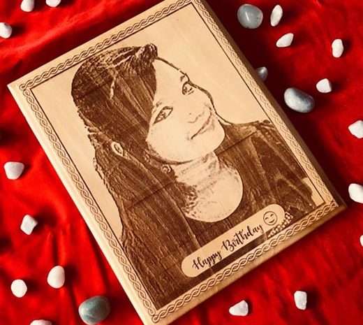 Wooden Engraved Plaque – Customized Gifts Online