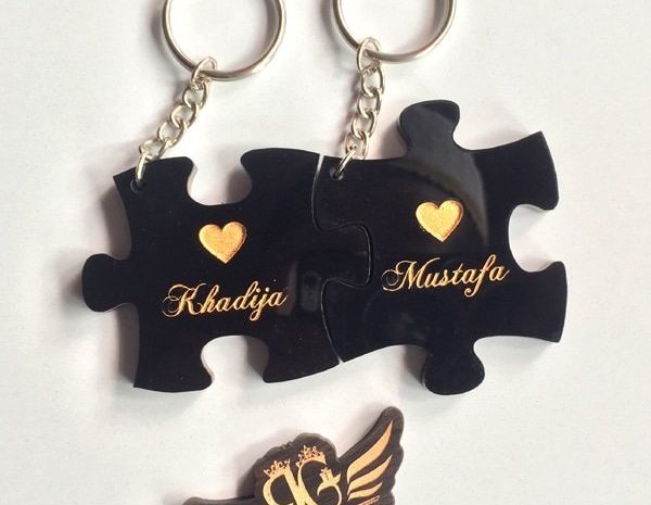 Jigsaw Puzzle Keychain – Customized Gifts Online