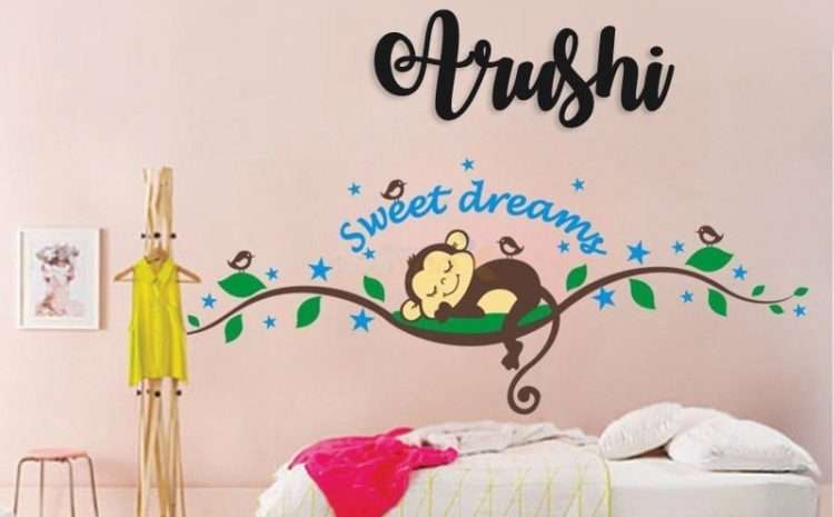 Black Acrylic Wall Name Decal – Customized Gifts Online