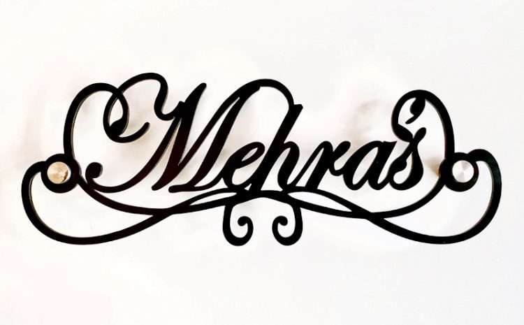 Elegant Steel Name Plate – Name Plate Design for Home