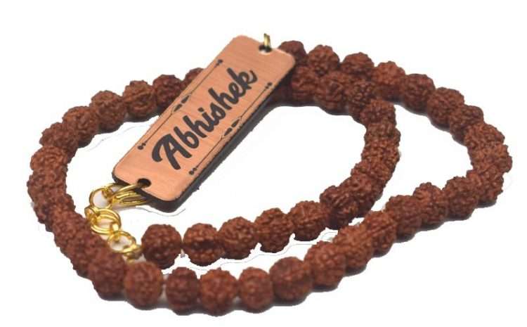 Customized Rudraksh Rakhi – Online Rahki Delivery