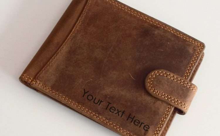 Brown Handmade Leather Wallet – Customized Gifts Online