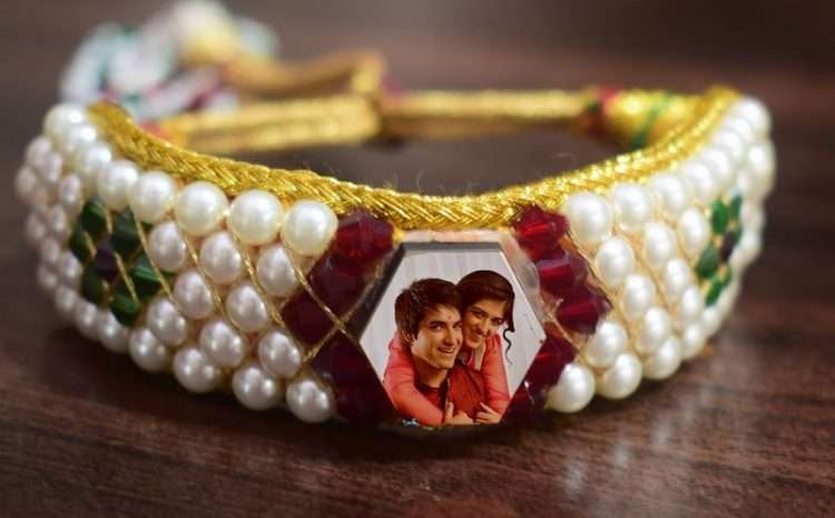 Premium Moti Photo Rakhi – Send Rakhi Online
