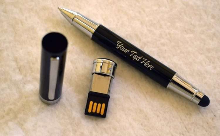 Customized Pendrive Pen + Stylus