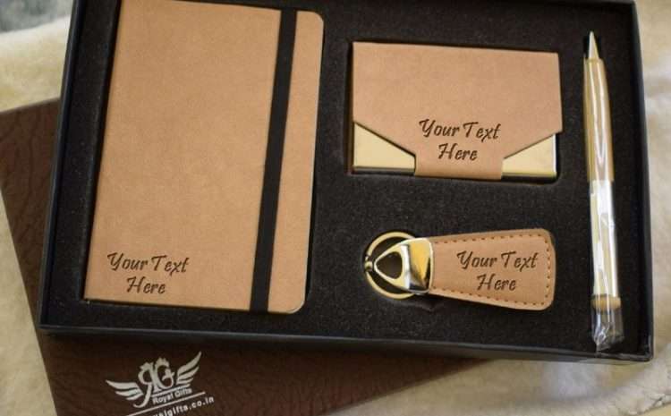 Leather Gift Set 02 – Customized Gifts Online