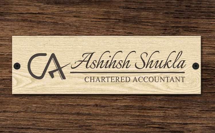 Wooden Engraved CA Name Plate – Customized Nameplates for Home Online