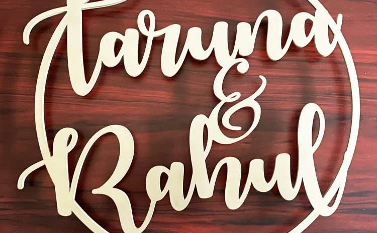 Stainless Steel PVD Calligraphy Name Plate