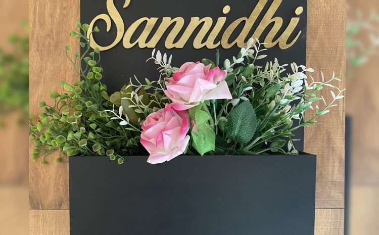 Decorative Metal Name Plate