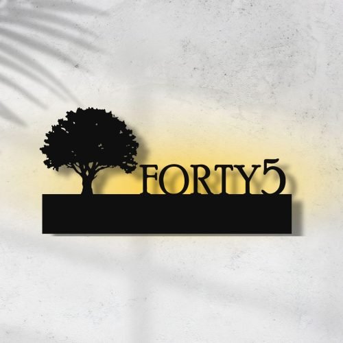 Shadow Box LED Name Plate